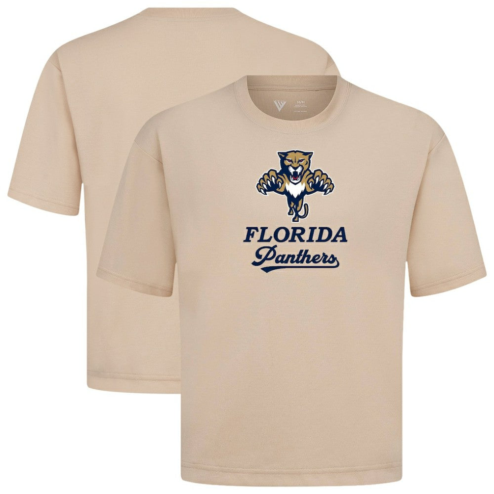Florida Panthers Levelwear Team Surge Luxe Signature Knit T-Shirt - Khaki - NHL 203613967