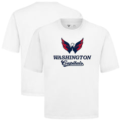 Washington Capitals Levelwear Team Surge Luxe Signature Knit T-Shirt - White - NHL 203613970