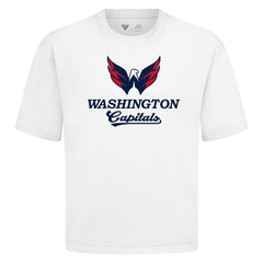 Washington Capitals Levelwear Team Surge Luxe Signature Knit T-Shirt - White - NHL 203613970