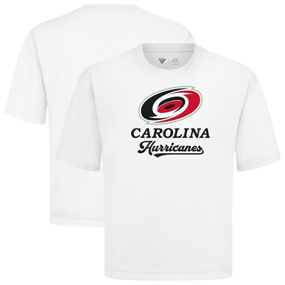 Carolina Hurricanes Levelwear Team Surge Luxe Signature Knit T-Shirt - White - NHL 203613971