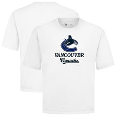 Vancouver Canucks Levelwear Team Surge Luxe Signature Knit T-Shirt - White - NHL 203613973