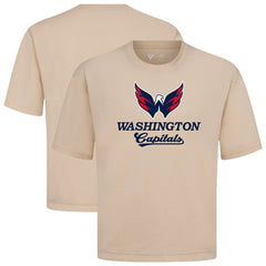 Washington Capitals Levelwear Team Surge Luxe Signature Knit T-Shirt - Khaki - NHL 203613976