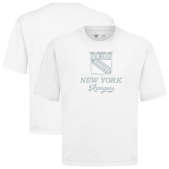 New York Rangers Levelwear Shadow Surge Luxe Signature Knit T-Shirt - White - NHL 203613978