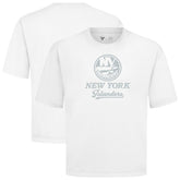 New York Islanders Levelwear Shadow Surge Luxe Signature Knit T-Shirt - White - NHL 203613983
