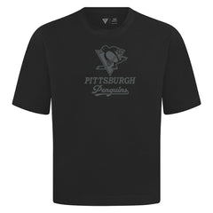 Pittsburgh Penguins Levelwear Shadow Surge Luxe Signature Knit T-Shirt - Black - NHL 203613994