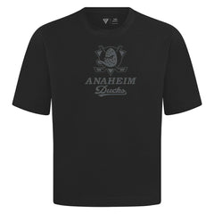 Anaheim Ducks Levelwear Shadow Surge Luxe Signature Knit T-Shirt - Black - NHL 203614006
