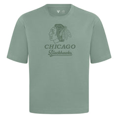 Chicago Blackhawks Levelwear Shadow Surge Luxe Signature Knit T-Shirt - Green - NHL 203614011