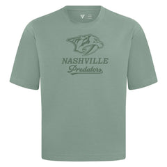 Nashville Predators Levelwear Shadow Surge Luxe Signature Knit T-Shirt - Green - NHL 203614014