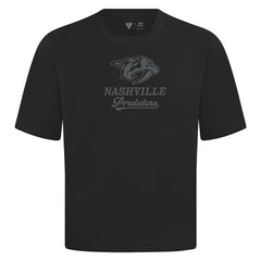 Nashville Predators Levelwear Shadow Surge Luxe Signature Knit T-Shirt - Black - NHL 203614016