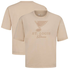 St. Louis Blues Levelwear Shadow Surge Luxe Signature Knit T-Shirt - Khaki - NHL 203614019