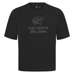 Columbus Blue Jackets Levelwear Shadow Surge Luxe Signature Knit T-Shirt - Black - NHL 203614021