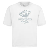 Minnesota Wild Levelwear Shadow Surge Luxe Signature Knit T-Shirt - White - NHL 203614026
