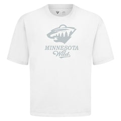 Minnesota Wild Levelwear Shadow Surge Luxe Signature Knit T-Shirt - White - NHL 203614026