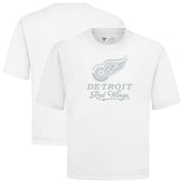 Detroit Red Wings Levelwear Shadow Surge Luxe Signature Knit T-Shirt - White - NHL 203614048