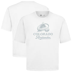 Colorado Avalanche Levelwear Shadow Surge Luxe Signature Knit T-Shirt - White - NHL 203614053