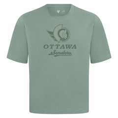 Ottawa Senators Levelwear Shadow Surge Luxe Signature Knit T-Shirt - Green - NHL 203614056