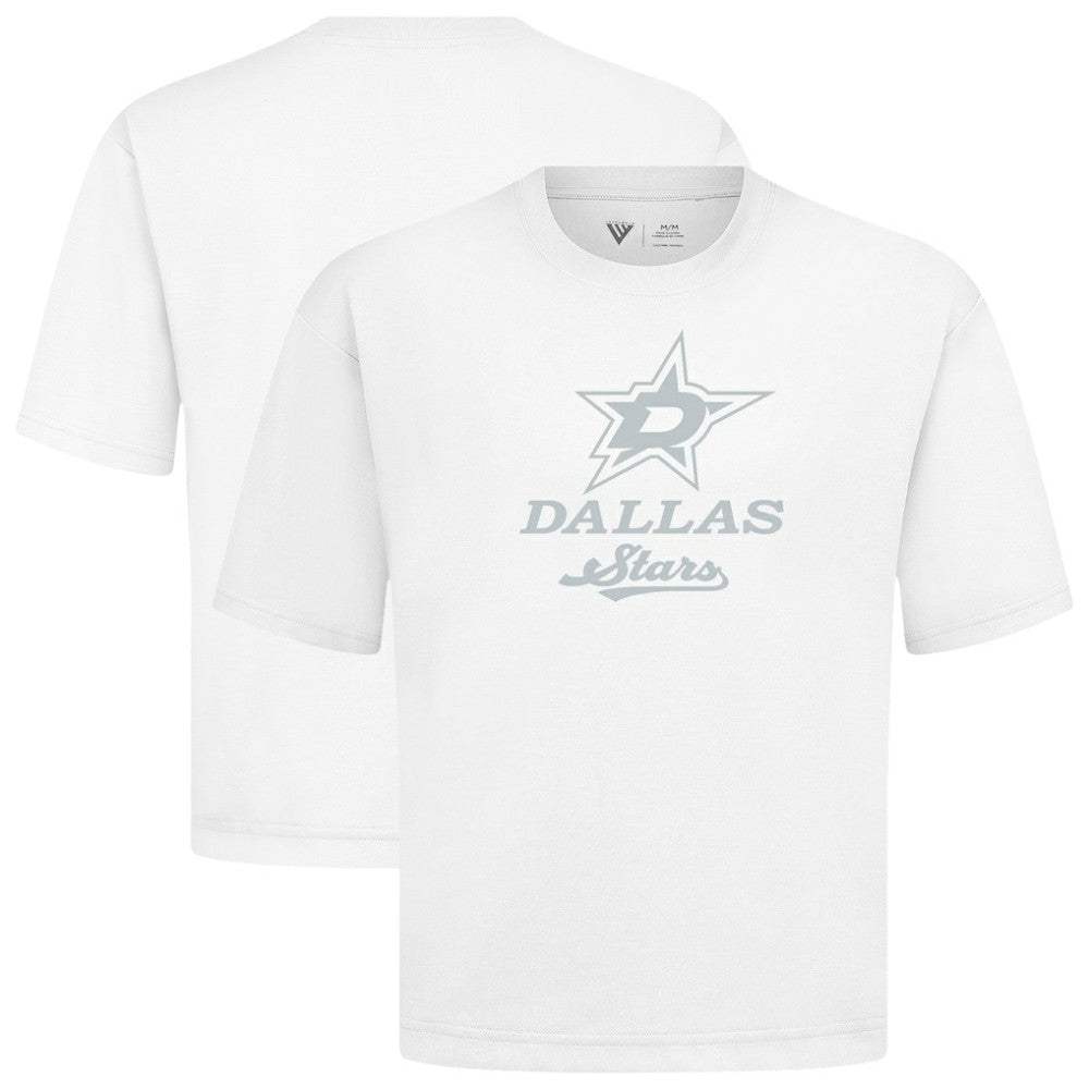 Dallas Stars Levelwear Shadow Surge Luxe Signature Knit T-Shirt - White - NHL 203614061