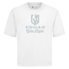 Vegas Golden Knights Levelwear Shadow Surge Luxe Signature Knit T-Shirt - White - NHL 203614078