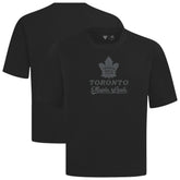 Toronto Maple Leafs Levelwear Shadow Surge Luxe Signature Knit T-Shirt - Black - NHL 203614092