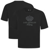 Los Angeles Kings Levelwear Shadow Surge Luxe Signature Knit T-Shirt - Black - NHL 203614093