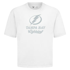 Tampa Bay Lightning Levelwear Shadow Surge Luxe Signature Knit T-Shirt - White - NHL 203614095