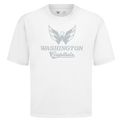 Washington Capitals Levelwear Shadow Surge Luxe Signature Knit T-Shirt - White - NHL 203614101