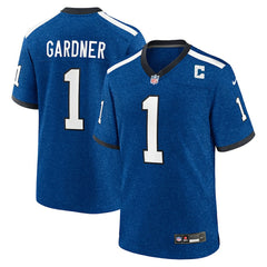 Nike Ahmad Sauce Gardner Indianapolis Colts Alternate 2 Indiana Nights Game Jersey Heather Royal