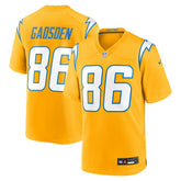 Nike Oronde Gadsden Los Angeles Chargers Alternate Charger Power Game Jersey Gold