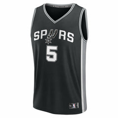 Stephon Castle San Antonio Spurs Fast Break Replica Jersey Black Icon Edition | Fanatics online