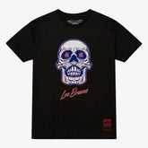 Atlanta Braves Mitchell & Ness Women's Sugar Skull Boxy T-Shirt - Black - Mitchell & Ness Lifestyle