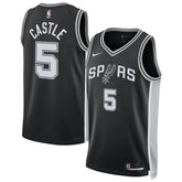 Stephon Castle San Antonio Spurs Unisex Swingman Jersey Icon Edition Black | Nike Near Me