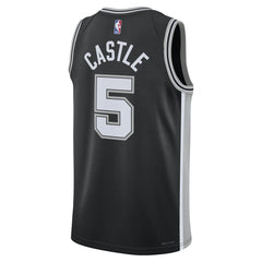 Stephon Castle San Antonio Spurs Unisex Swingman Jersey Icon Edition Black | Nike Near Me