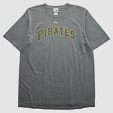 Pittsburgh Pirates Majestic 2010s T-shirt - Dark Heather Gray - XVintage - Fanatics Online