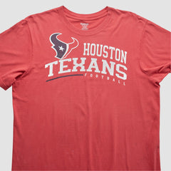 Fanatics Houston Texans Reebok 2000s T-shirt Red Vintage