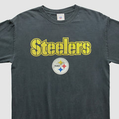 Fanatics Pittsburgh Steelers NFL 2000s Long Sleeve T-shirt Black Vintage