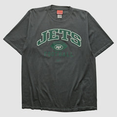 Fanatics New York Jets Reebok 2000s T-shirt Charcoal Vintage