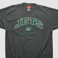 Fanatics New York Jets Reebok 2000s T-shirt Charcoal Vintage