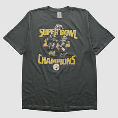 Fanatics Pittsburgh Steelers NFL 2009 T-shirt Charcoal Vintage