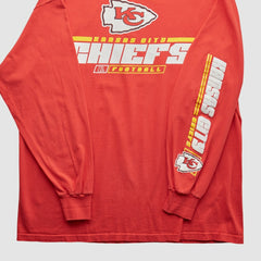 Fanatics Kansas City Chiefs NFL 2010s Long Sleeve T-shirt Red Vintage