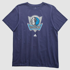 Dallas Mavericks 2000s T-shirt for sale Navy Vintage | Adidas