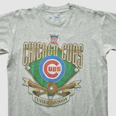 Chicago Cubs Salem Sportswear 90s T-shirt - Heather Gray - Vintage - Fanatics Discount