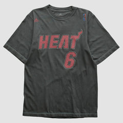 Miami Heat 2010s T-shirt Charcoal Vintage | Adidas outlet