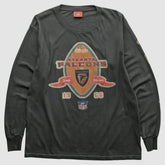 Fanatics Atlanta Falcons NFL 2000s Long Sleeve T-shirt Charcoal Vintage