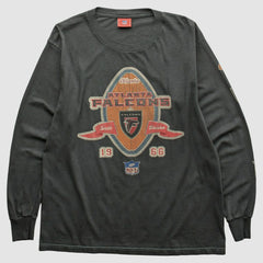 Fanatics Atlanta Falcons NFL 2000s Long Sleeve T-shirt Charcoal Vintage