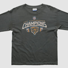 Fanatics Chicago Bears Reebok 2000s Long Sleeve T-shirt Charcoal Vintage