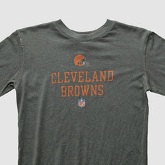 Fanatics Cleveland Browns Reebok 2000s Long Sleeve T-shirt Gray Vintage