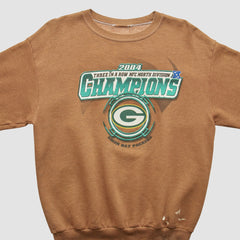 Fanatics Green Bay Packers 2004 Pullover Sweatshirt Brown Vintage