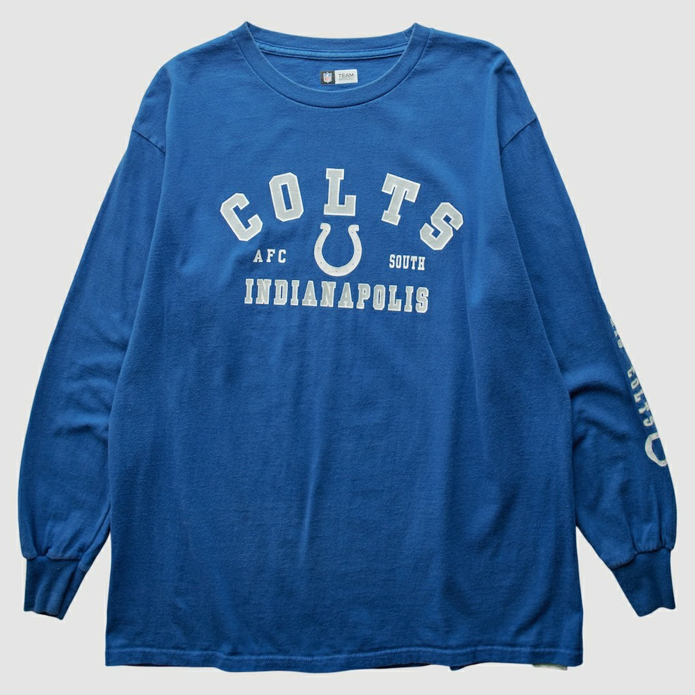 Fanatics Indianapolis Colts NFL 2000s Long Sleeve T-shirt Blue Vintage