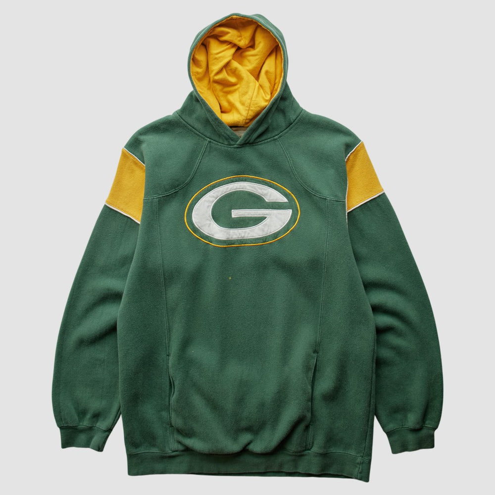 Fanatics Green Bay Packers NFL 2000s Hooded Sweatshirt Green Vintage