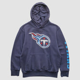 Fanatics Tennessee Titans NFL 2000s Hooded Pullover Sweatshirt Navy Vintage